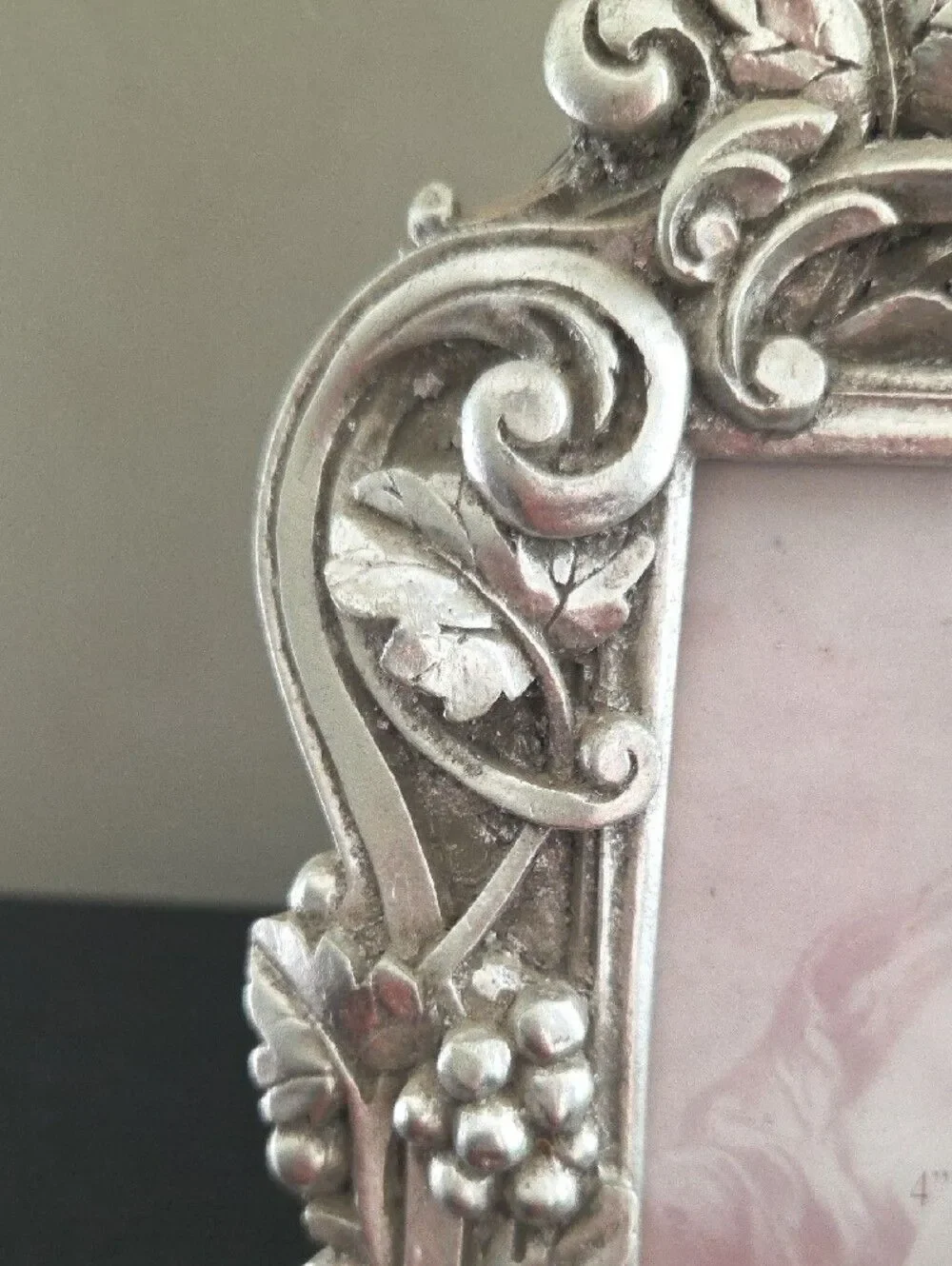 Ornate Silver Vintage Style Photo Frame